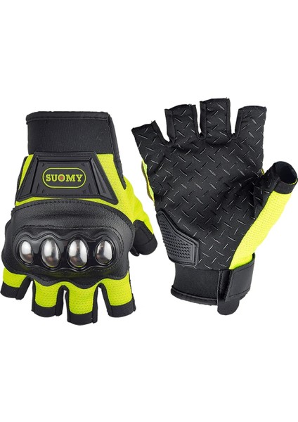 Yeşil SU35B Tarzı L Beden Suomy Motosiklet Eldivenleri Yaz Nefes Yarış Luva Motoqueiro Guantes Motocicleta Luvas De Bisiklet Atv Binici Koruyucu Eldiven (Yurt Dışından)
