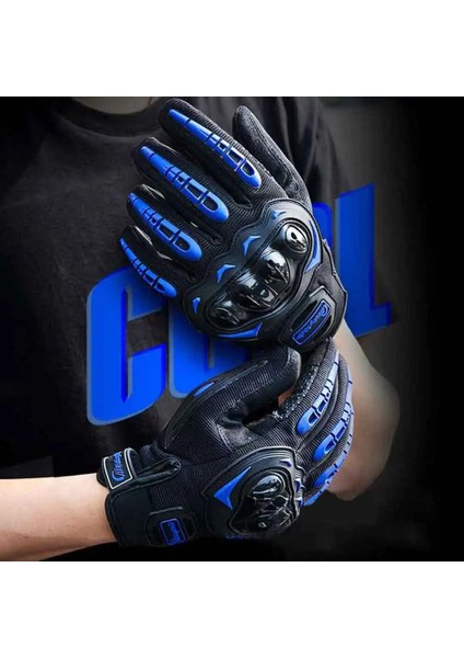 Mavi Stil M Beden Motosiklet Eldivenleri Moto Bisiklet Guantes Tam Parmak Dokunmatik Ekran Su Geçirmez Rüzgar Geçirmez Taktik Koruma Görevlisi Koruyucu Erkekler Kadınlar (Yurt Dışından) fiyatları