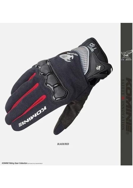 Kırmızı Stil L Beden Ummer Yeni Komıne GK162 3D Örgü Teknolojisi Binicilik Eldiveni Motosikletmotosikletmoto Yarış Eldivenlerinin Renkleri M L Xl Boyutuna Sahiptir (Yurt Dışından)