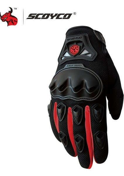 MC29 Kırmızı Stil M Beden Scoyco Motosiklet Eldivenleri Erkek Düşmeye Karşı Koruma Karbon Fiber Koruyucu Kabuk Dokunmatik Ekran Yaz Motosiklet Eldivenleri Yeni (Yurt Dışından)