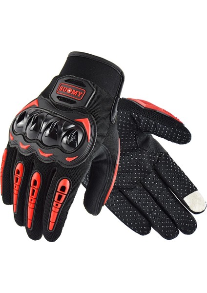 SU33KIRMIZI Stil M Beden Suomy Yeni Tasarım Motosiklet Eldivenleri Yarış Luva Motoqueiro Guantes Moto Motocicleta Luvas De Moto Bisiklet Motokros Eldiveni (Yurt Dışından)