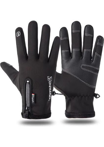 Gri Stil M Beden Kış Sıcak Dokunmatik Motosiklet Eldivenleri Kayak Için Su Geçirmez Bisiklet Kabartmak Sıcak Eldivenler Soğuk Hava Rüzgar Geçirmez Motos Eldivenleri (Yurt Dışından) fiyatları