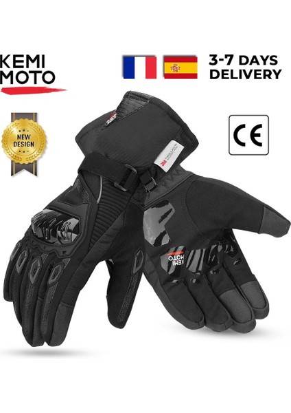 Yaz Eldivenleri Siyah Stil M Beden Kemimoto Kış Motosiklet Eldivenleri Dokunmatik Ekran Motokros Su Geçirmez Rüzgar Geçirmez Koruyucu Kış Eldivenleri Erkekler Guantes Moto Luvas (Yurt Dışından) fırsatları