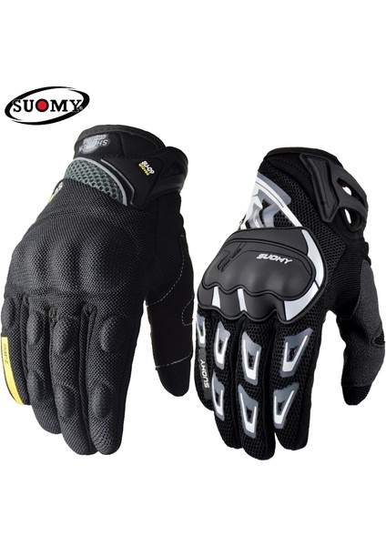 Gri Stil Xxl Motosiklet Eldivenleri Dokunmatik Ekran Nefes Alabilir Giyilebilir Yarış Eldivenleri Guantes Moto Luvas Motocicleta Alp Motocross Yıldız Erkekler Kadınlar (Yurt Dışından)