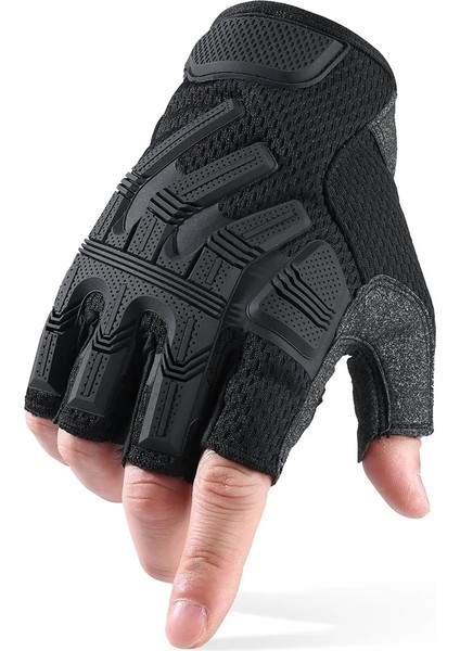 B53-SIYAH Stil M Beden Motosiklet Tam Parmak Eldiven Enduro Motokros Pit Biker Binme Motosiklet Yarışı Koruyucu Dişli Mtb Bmx Moto Eldiven Erkek Kadın (Yurt Dışından)