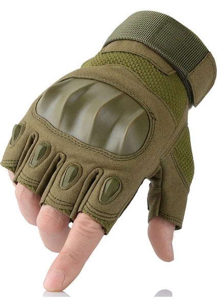 A18PARMAKSIZ Yeşil Stil L Beden Motosiklet Tam Parmak Eldiven Kauçuk Koruyucu Dişli Enduro Yarış Bisikletçisi Sürme Motokros Moto Motosiklet Eldivenler Erkek Eldiven (Yurt Dışından)