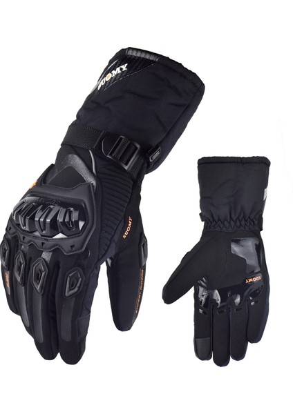 Şampanya Tarzı M Beden Suomy Kış Sıcak Motosiklet Eldivenleri 100% Su Geçirmez Rüzgar Geçirmez Guantes Moto Luvas Dokunmatik Ekran Motosiklet Eldiveni (Yurt Dışından)
