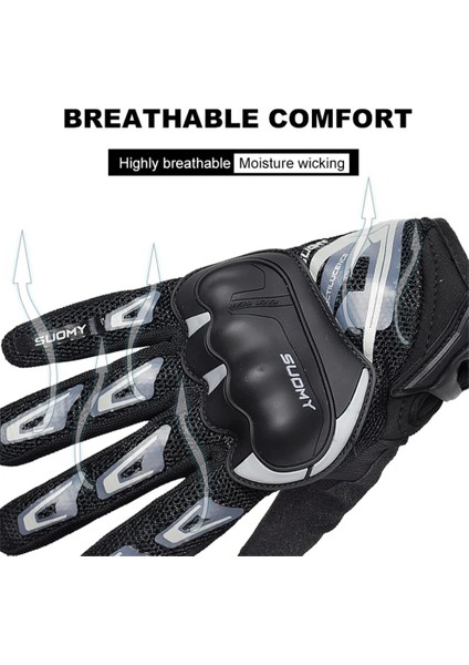 SU09 Turuncu Stili L Beden Suomy Darbeye Dayanıklı Yaz Nefes Alabilir Örgü Motosiklet Yarış Eldivenleri Dokunmatik Ekran Off Road Motosiklet Sürme Eldivenleri Guantes Moto Xxl (Yurt Dışından) fiyatları