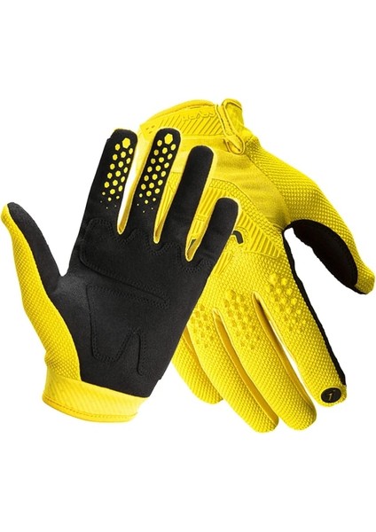 Sarı Stil L Beden Mx Motosiklet Eldivenleri Tam Parmak Kir Bisiklet Motokros Eldivenleri Motosiklet Sürme Guantes Moto Yarışı Atv Mtb Erkek Kadın Çocuklar (Yurt Dışından)