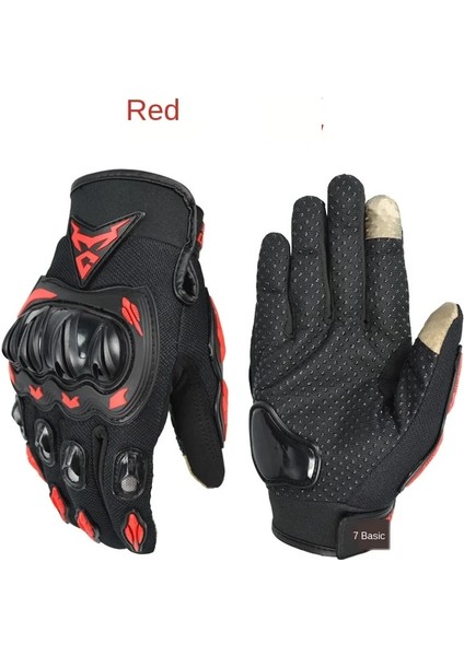 Kırmızı Stil Xxl Yeni Ekran Dokunmatik Motosiklet Eldivenleri Motoqueiro Guantes Moto Motocicleta Luvas Moto Bisiklet Motokros Eldivenleri Gants Yaz Kış (Yurt Dışından)