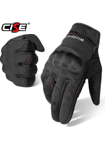 A24 Siyah Stil Xl Beden Dokunmatik Ekran Motosiklet Eldivenleri Moto Motokros Kış Termal Kaymaz Motosiklet Sürme Biker Rüzgar Geçirmez Koruyucu Dişli Erkek Kadın (Yurt Dışından) fiyatları