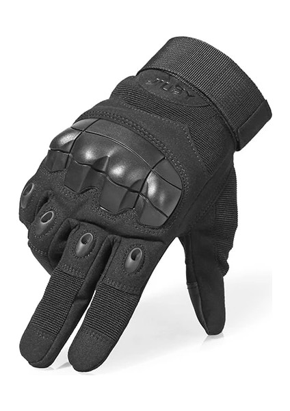 A6-Siyah Stili S Beden Dokunmatik Ekran Motosiklet Tam Parmak Eldiven Motokros Guantes Motosiklet Moto Yarışı Sürme Mtb Kauçuk Sert Koruma Erkek Kadın (Yurt Dışından)