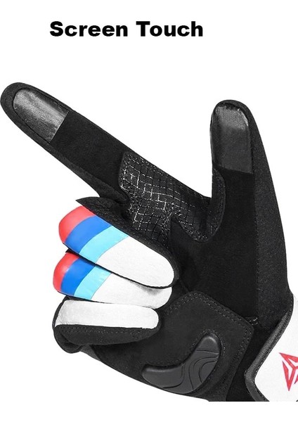 Sarı Stil M Beden 2020 Nefes Alabilen Deri Motosiklet Eldivenleri Yarış Dokunmatik Ekran Eldivenleri Erkek Motokros Eldivenleri Bmw R1200GS F800GS R1250GS Honda (Yurt Dışından) modelleri