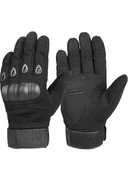 Siyah Stil Xl Beden Binicilik Eldivenleri Süper Fiber Takviyeli Deri Motokros Motosiklet Bisikletçisi Araba Yarışı Motosiklet Moto Eldiven Erkekler (Yurt Dışından)