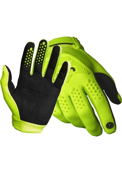 Yeşil Stil M Beden Mx Motosiklet Eldivenleri Tam Parmak Kir Bisiklet Motokros Eldivenleri Motosiklet Sürme Guantes Moto Yarışı Atv Mtb Erkek Kadın Çocuklar (Yurt Dışından)