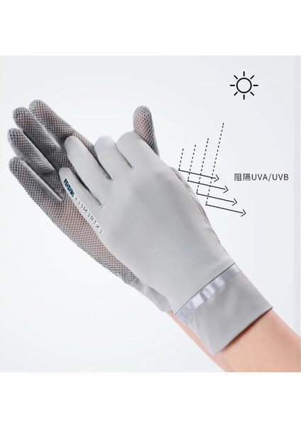 Gri B Stili Yaz Anti-Uv Buz Ipek Ince Olmayan Slreen Güneş Koruyucu Mitten Spor Bisiklet Koşu Açık Havada Balıkçılık Sürüş (Yurt Dışından) modelleri