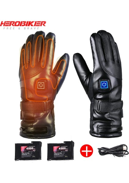 2 Pil Kutusu Stili Herobıker Motosiklet Isıtmalı Eldivenler Elektrikli Isıtma Eldivenleri Dokunmatik Ekran Sıcak Su Geçirmez Eldivenler Kış Sürme Aksesuarları Kış (Yurt Dışından) fiyatları