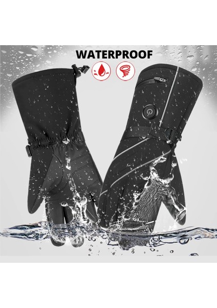 2 Pil Kutusu Stili Herobıker Motosiklet Isıtmalı Eldivenler Elektrikli Isıtma Eldivenleri Dokunmatik Ekran Sıcak Su Geçirmez Eldivenler Kış Sürme Aksesuarları Kış (Yurt Dışından) indirimleri