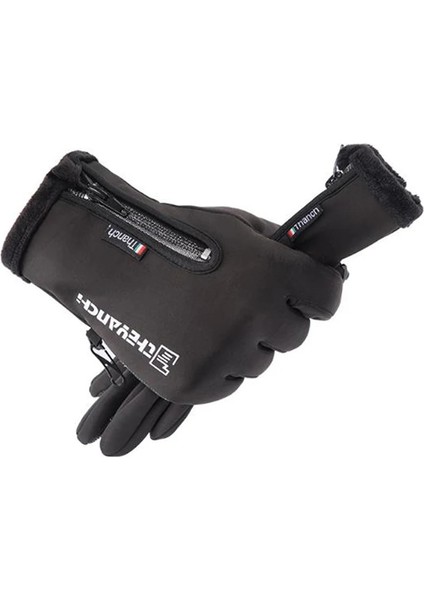 Lavanta Tarzı M Beden 1 Çift Açık Kış Eldiven Erkek Kadın Su Geçirmez Moto Termal Polar Astarlı Dayanıklı Dokunmatik Ekran Kaymaz Motosiklet Sürme Sıcak (Yurt Dışından) fırsatları