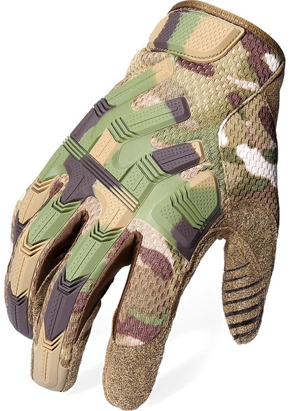 B39 Cp Stili L Beden Motosiklet Tam Parmak Eldiven Enduro Motokros Pit Biker Binme Motosiklet Yarışı Koruyucu Dişli Mtb Bmx Moto Eldiven Erkek Kadın (Yurt Dışından)