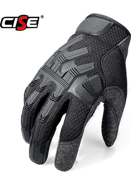 B39 Cp Stili L Beden Motosiklet Tam Parmak Eldiven Enduro Motokros Pit Biker Binme Motosiklet Yarışı Koruyucu Dişli Mtb Bmx Moto Eldiven Erkek Kadın (Yurt Dışından) fırsatları