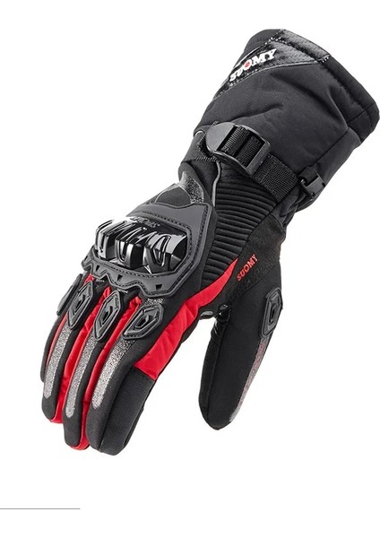 No.1 Tarzı L Beden Suomy Motosiklet Eldivenleri Erkekler Su Geçirmez Rüzgar Geçirmez Kış Moto Eldivenleri Dokunmatik Ekran Gant Moto Guantes Motosiklet Sürme Eldivenleri (Yurt Dışından)