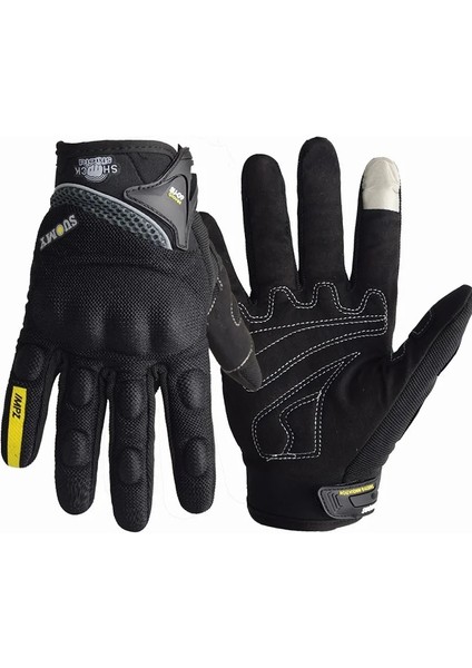 SU09 Siyah Stil Xxl Suomy Motosiklet Eldivenleri Kış Sıcak Moto Eldivenleri Motosiklet Guantes Dokunmatik Ekran Gant Moto Sürme Eldivenleri 100% Su Geçirmez Rüzgar Geçirmez (Yurt Dışından)