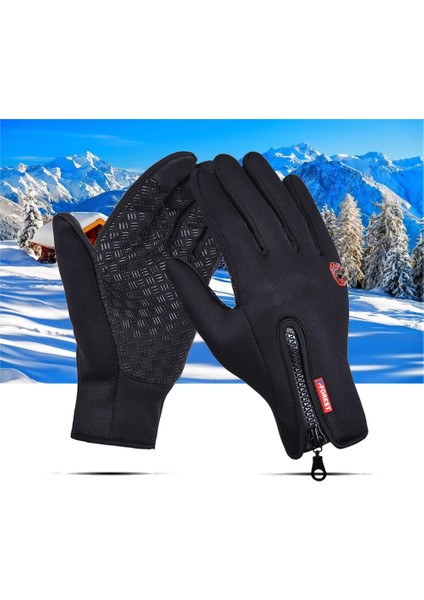 Siyah Stil Xl Beden Yeni Varış Dokunmatik Ekran Rüzgar Geçirmez Su Geçirmez Kış Sıcak Eldivenler Kış Açık Unisex Kaymaz Kalın Eldivenler Eldiven Motosiklet (Yurt Dışından) fiyatları