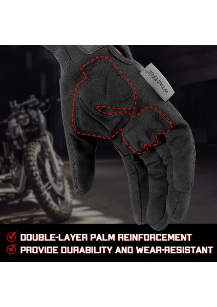 Yarım Parmak Siyah Stili M Beden Yaz Nefes Alabilir Motosiklet Eldivenleri Motokros Eldiven Biker Yarış Dişli Tam Parmak Moto Eldivenler Motosiklet Koruyucu Ekipman (Yurt Dışından) fiyatları