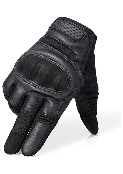 Siyah Stil S Beden Tam Parmak Eldiven (Yurt Dışından)