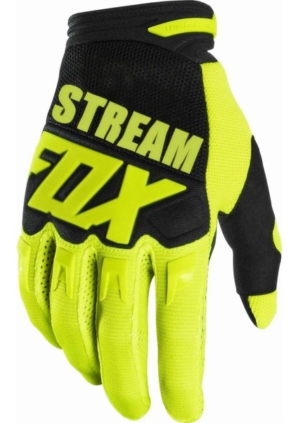 Yeşil Stil M Beden Tream Fox Moto Eldivenleri Üst Dağ Bisikleti Eldiveni Mtb Motokros Eldivenleri Bisiklet Üstü Off Road Motosiklet Eldivenleri (Yurt Dışından)