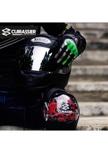 Kırmızı Stil L Beden Cuirassier Motosiklet Eldivenleri Dayanıklı Dokunmatik Ekran Gece Yansıtıcı Motokros Motosiklet Biker Araba Yarışı Sürme Moto Eldiven Erkekler (Yurt Dışından) modelleri