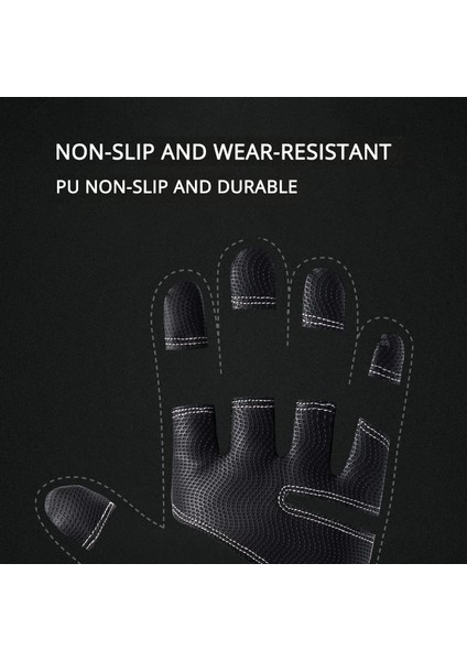 Siyah Stil M Beden Motosiklet Erkekler Kış Eldivenleri Su Geçirmez Termal Polar Astarlı Dayanıklı Dokunmatik Ekran Kaymaz Sürme Mlxlxxl Boyut (Yurt Dışından) indirimleri