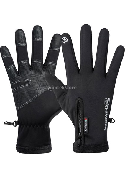 Siyah1 Tarzı L Beden 2 Adet Kış Eldivenleri Isıtmalı Eldiven Motosiklet Eldivenleri Dokunmatik Ekran Su Geçirmez Termal Guantes Motosiklet Bisiklet Bisiklet Kar Eldivenleri (Yurt Dışından)