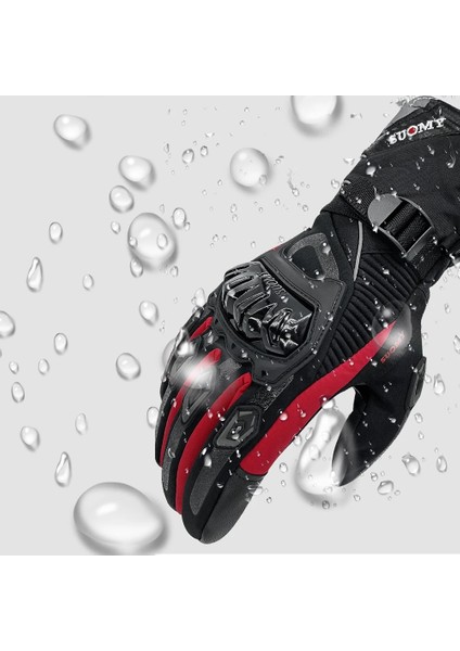 Kırmızı Stil L Beden Suomy Sıcak Motosiklet Yarış Eldivenleri Kış Motor Biker Eldivenleri Pamuk Moto Eldivenleri Su Geçirmez ve Rüzgar Geçirmez Motosikletçi Aksesuarları (Yurt Dışından) fırsatları