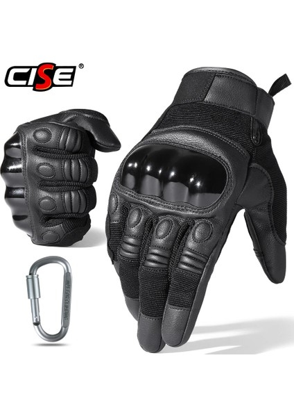 C58 Stili L Beden Siyah Moto Motokros Eldiven Erkek Deri Motosiklet Tam Parmak Eldiven Bisiklet Bisiklet Bisiklet Binme Bmx Enduro Çalışma Eldivenler Yaz (Yurt Dışından) fırsatları