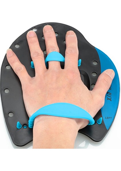 Mavi Stil Yetişkin Çocuklar Profesyonel Yüzme Kürekler Kuşaklar Düzeltme El Yüzgeçleri Palet Palm Parmak Perdeli Eldiven Kürek Su Sporları (Yurt Dışından) fiyatları