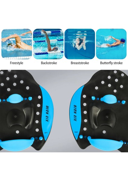 Mavi Stil Yetişkin Çocuklar Profesyonel Yüzme Kürekler Kuşaklar Düzeltme El Yüzgeçleri Palet Palm Parmak Perdeli Eldiven Kürek Su Sporları (Yurt Dışından) modelleri