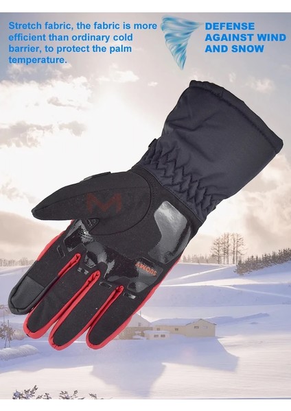 Siyah Stil Xl Beden Suomy Kış Sıcak Motosiklet Eldivenleri 100% Su Geçirmez Rüzgar Geçirmez Motokros Moto Guantes Dokunmatik Ekran Kayak Sürme Motokros Eldivenleri (Yurt Dışından) indirimleri