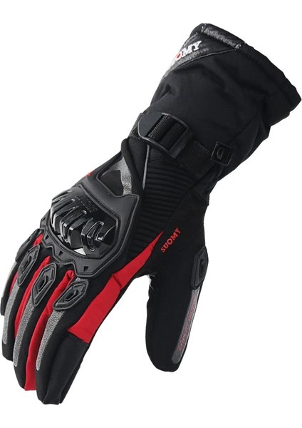 No.1 Tarzı L Beden Motosiklet Eldivenleri Adam Dokunmatik Ekran Kış Sıcak Su Geçirmez Rüzgar Geçirmez Koruyucu Eldivenler Guantes Moto Luvas Motosiklet Eldiveni (Yurt Dışından)