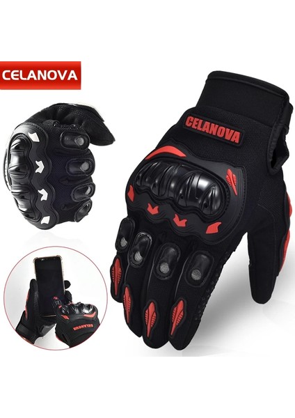 Beyaz Stil Xl Beden Motosiklet Eldivenleri Nefes Alabilir Tam Parmak Yarış Eldivenleri Doğa Sporları Koruma Sürme Çapraz Kir Bisiklet Eldivenleri Guantes Moto (Yurt Dışından) fırsatları