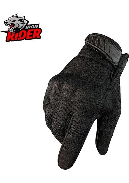 A30-SIYAH Stil L Beden Motosiklet Eldivenleri Yaz Nefes Alabilir Yarış Luva Motoqueiro Guantes Motocicleta Luvas De Bisiklet Atv Binici Koruyucu Eldiven (Yurt Dışından)