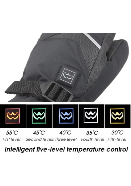 M Eu Fişler 2000MAH Stili Motosiklet Elektrikli Isıtmalı Eldiven Sıcaklık Ah Piller ile 5 Hız Ayarı El Isıtıcı Kayak Güvenliği Sıcak Eldiven (Yurt Dışından) fiyatları