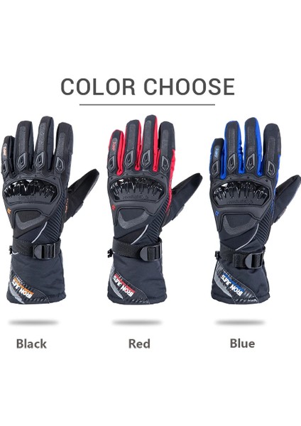 A07-KIRMIZI Stil M Beden Demir Jıa's Motosiklet Eldivenleri Erkekler Su Geçirmez Rüzgar Geçirmez Kış Moto Eldivenleri Dokunmatik Ekran Gant Moto Guantes Motosiklet Sürme Eldivenleri (Yurt Dışından) fırsatları