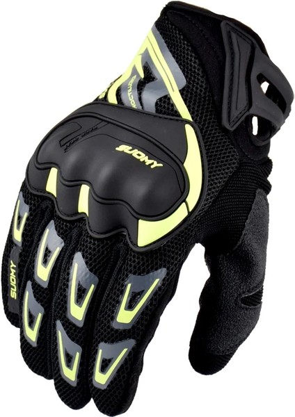 Yeşil Stil L Beden Suomy Yaz Nefes Motosiklet Eldivenleri Tam Parmak Motosiklet Ekipmanları Kadın Erkek Pembe Atv Rider Spor Eldiven Korumak Guantes (Yurt Dışından) fırsatları