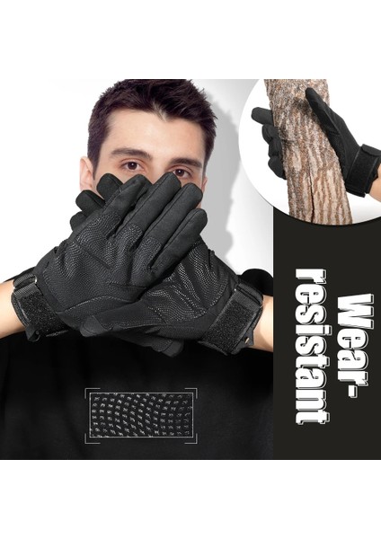 Siyah Stil Xl Beden Motosiklet Tam Parmak Eldiven Moto Yarışı Motosiklet Motokros Kaymaz Sürme Biker Guantes Koruyucu Dişli Enduro Erkek Kadın (Yurt Dışından) indirimleri