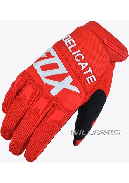 Kırmızı Stil L Beden Motokros Eldivenleri Hassas Fox Guantes Bmx Mx Dirt Bike Off-Road Utv Atv Dağ Bisikleti Dirtpaw Yarışı Bisiklet Luvas Erkekler Için (Yurt Dışından)