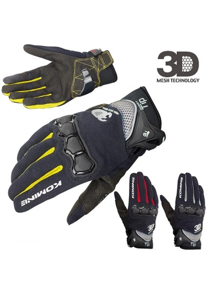 Siyah Stil M Beden Yeni Yaz Dokunmatik Ekran Komıne GK162 3D Örgü Teknolojisi Motosiklet Rding Eldiven Motosiklet Moto Yarış Eldivenleri M-Xxl (Yurt Dışından) fiyatları