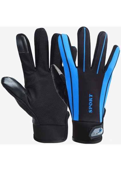 No.4 Tarzı 2021 Kış Rüzgar Geçirmez Motosiklet Eldivenleri Dokunmatik Ekran Motokros Dağ Bisikleti Guantes Offroad Mx Enduro Yokuş Aşağı Parkurlar Unisex (Yurt Dışından)