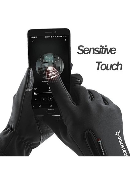 Resim Stili Olarak Xl Beden 1 Çift Açık Kış Eldiven Erkek Kadın Su Geçirmez Moto Termal Polar Astarlı Dayanıklı Dokunmatik Ekran Kaymaz Motosiklet Sürme Sıcak (Yurt Dışından) fırsatları